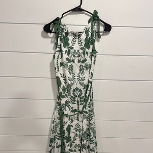 Green Tropical Dress